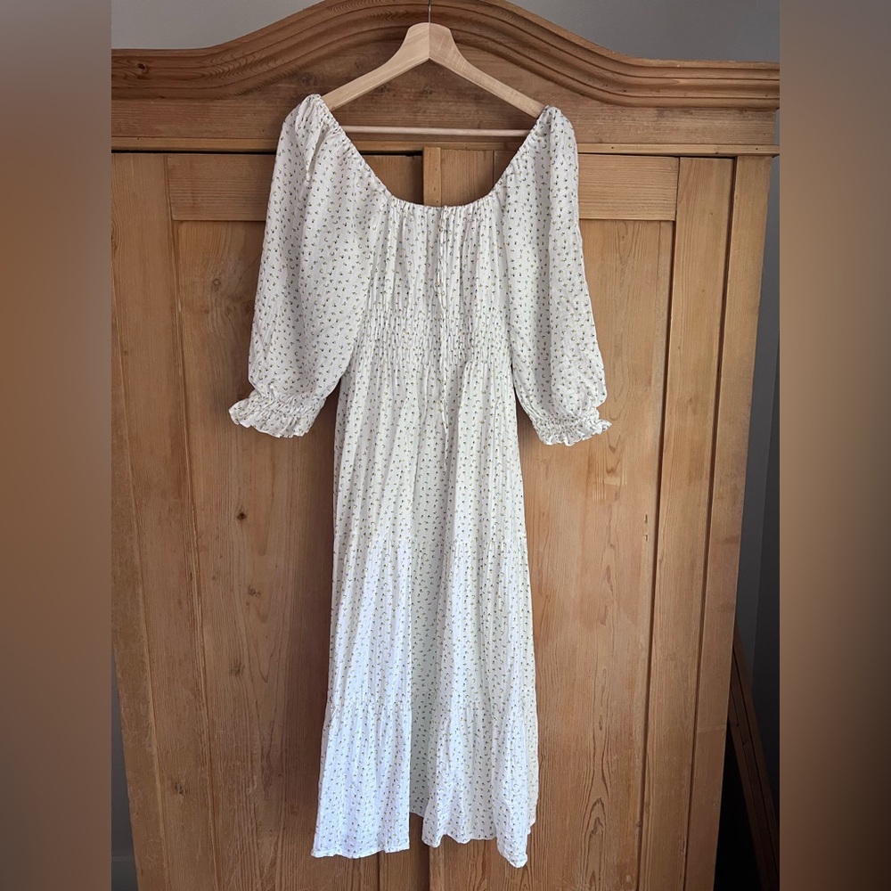 Lait collection ditsy floral midi dress